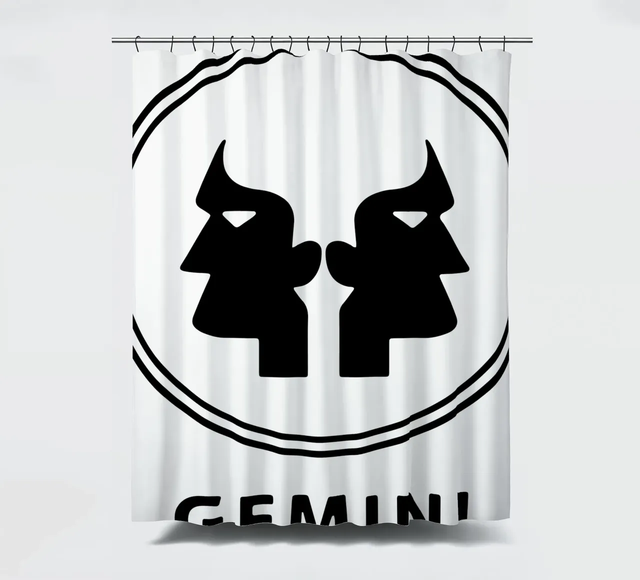 Gemelli Zodiac Vector Art Design tenda da doccia da Raffasya Shop