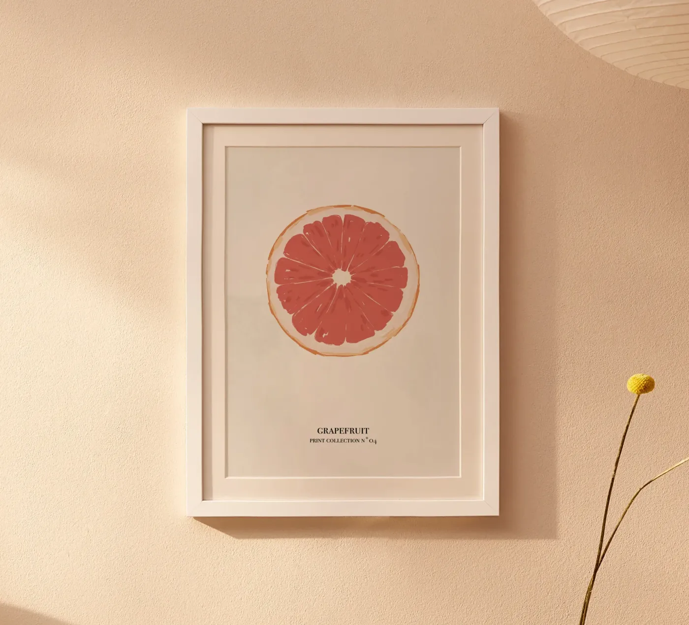 Illustrazione pamplemousse abstrait. poster da Sixmai