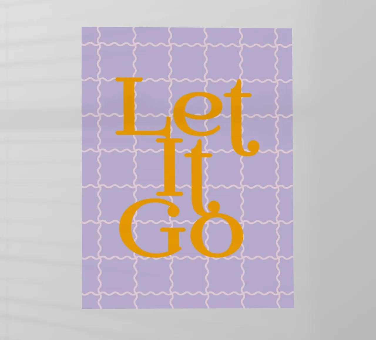 Let It Go pellicola backlit da designdn