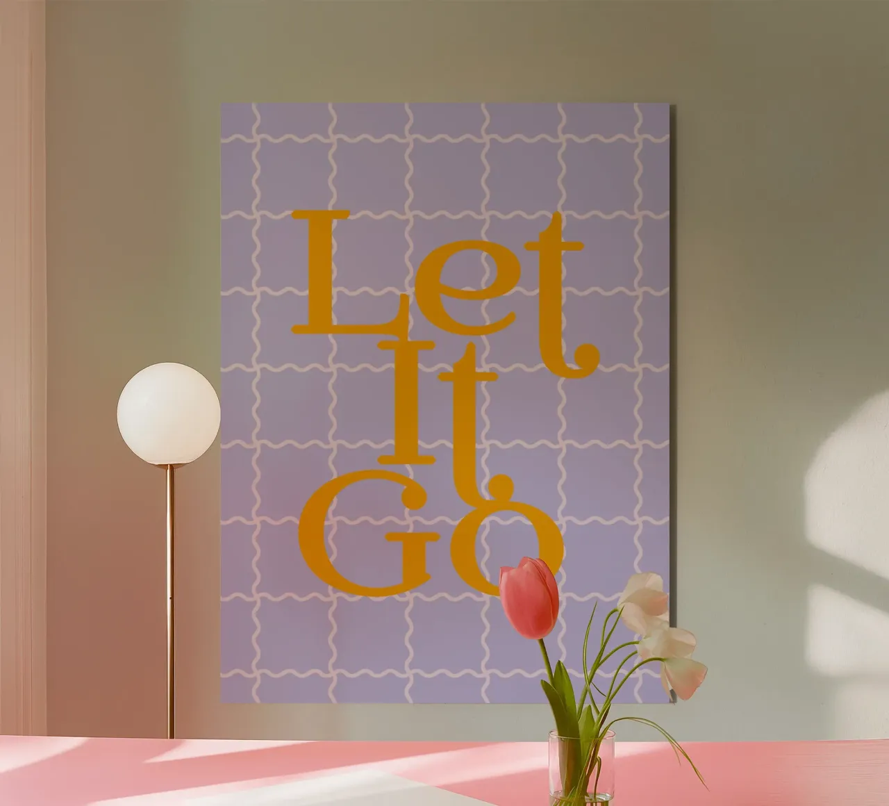 Let It Go alluminio dibond da designdn
