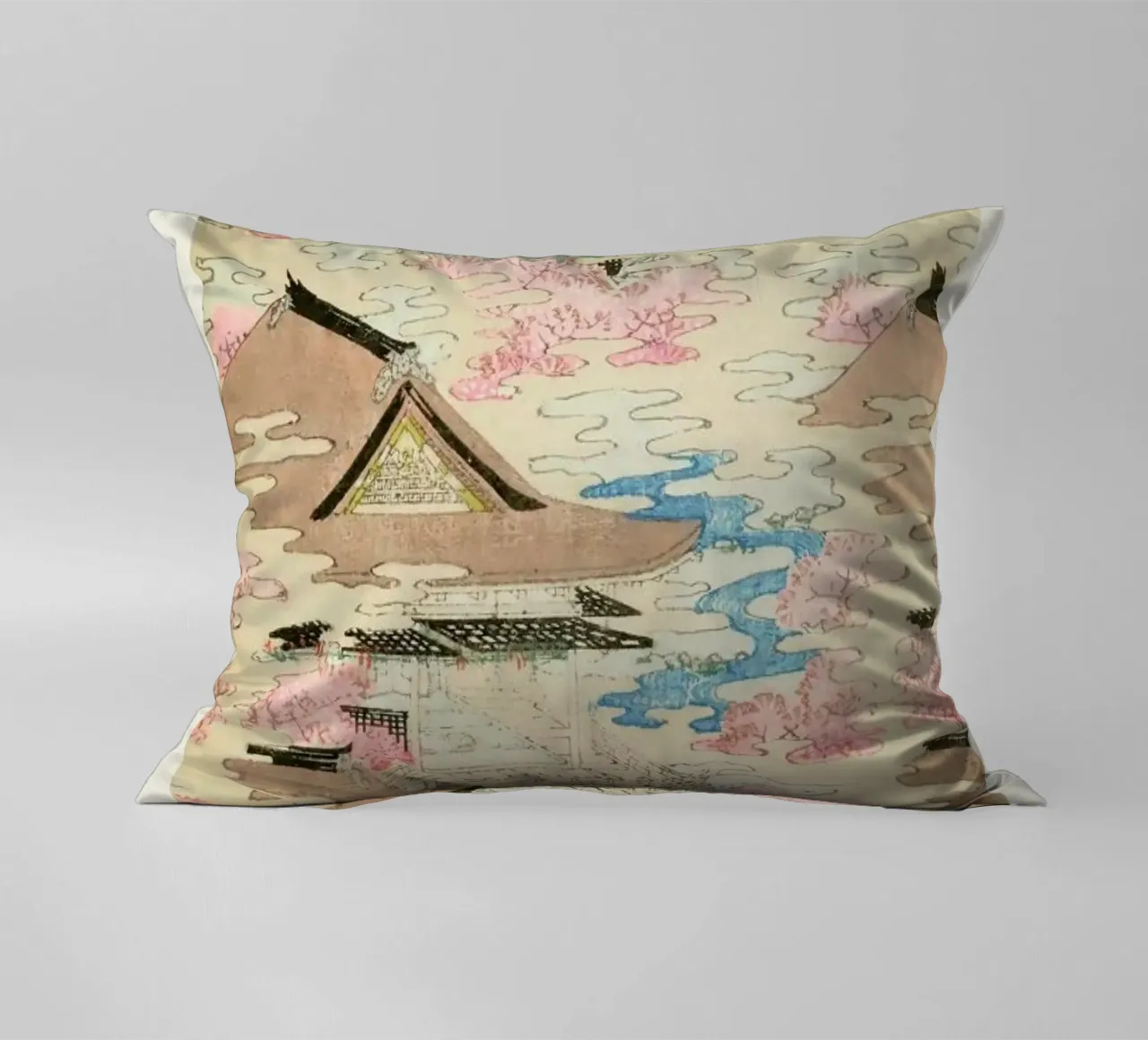 Shin-Bijutsukai - Paddleboats cuscino da Vintage by JUNIQE