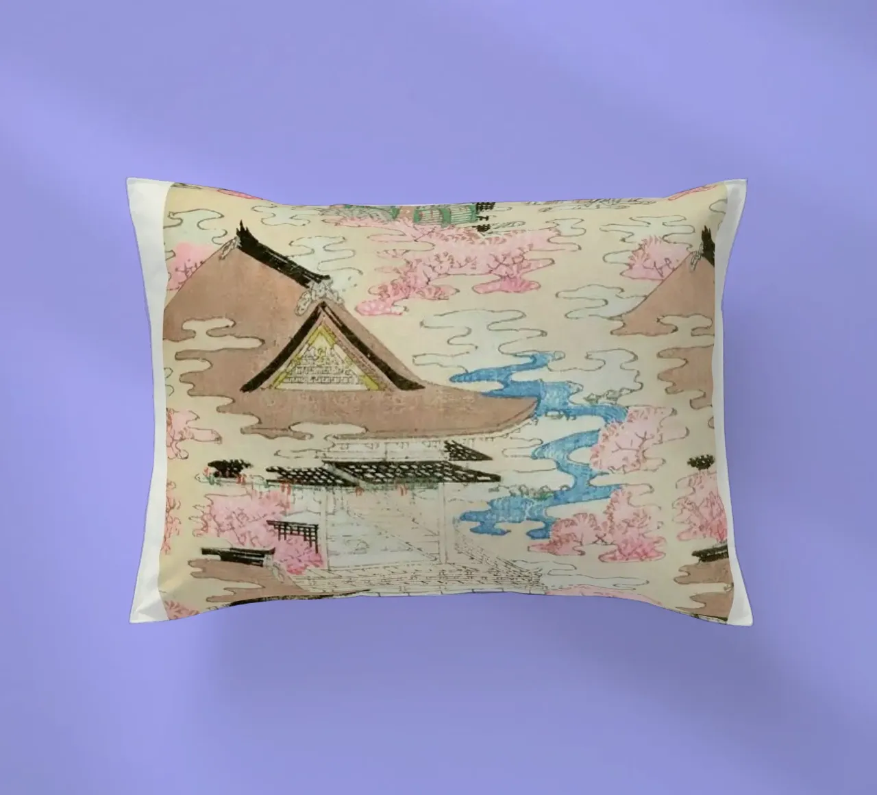 Shin-Bijutsukai - Paddleboats cuscino da Vintage by JUNIQE