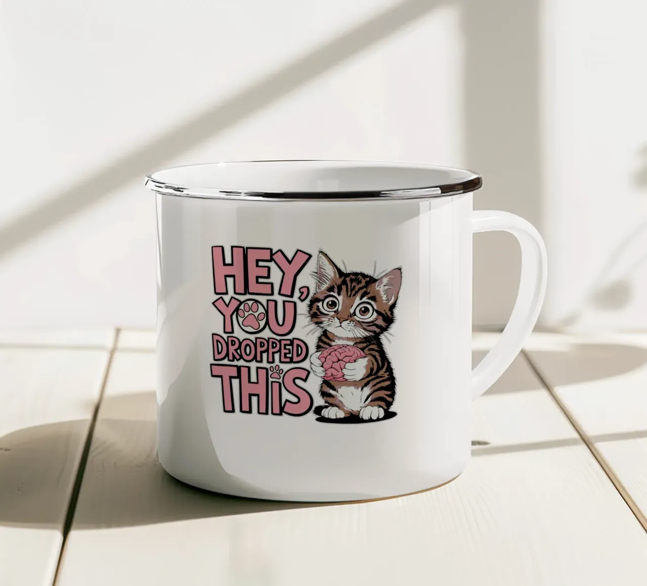 Hey, you dropped this tazza in smalto da edsonramosart