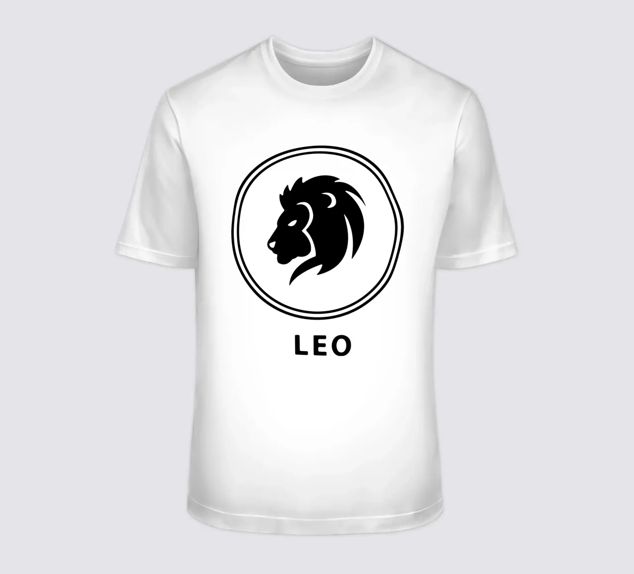 Leone Zodiaco Vector Art Design t-shirt da Raffasya Shop