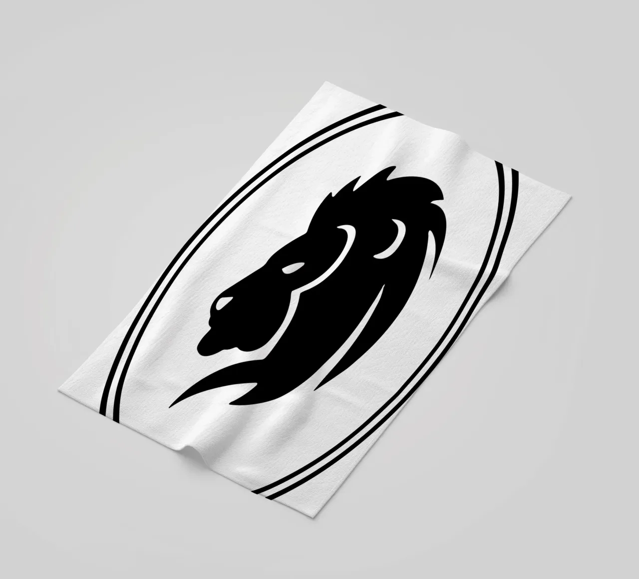 Leone Zodiaco Vector Art Design telo mare da Raffasya Shop
