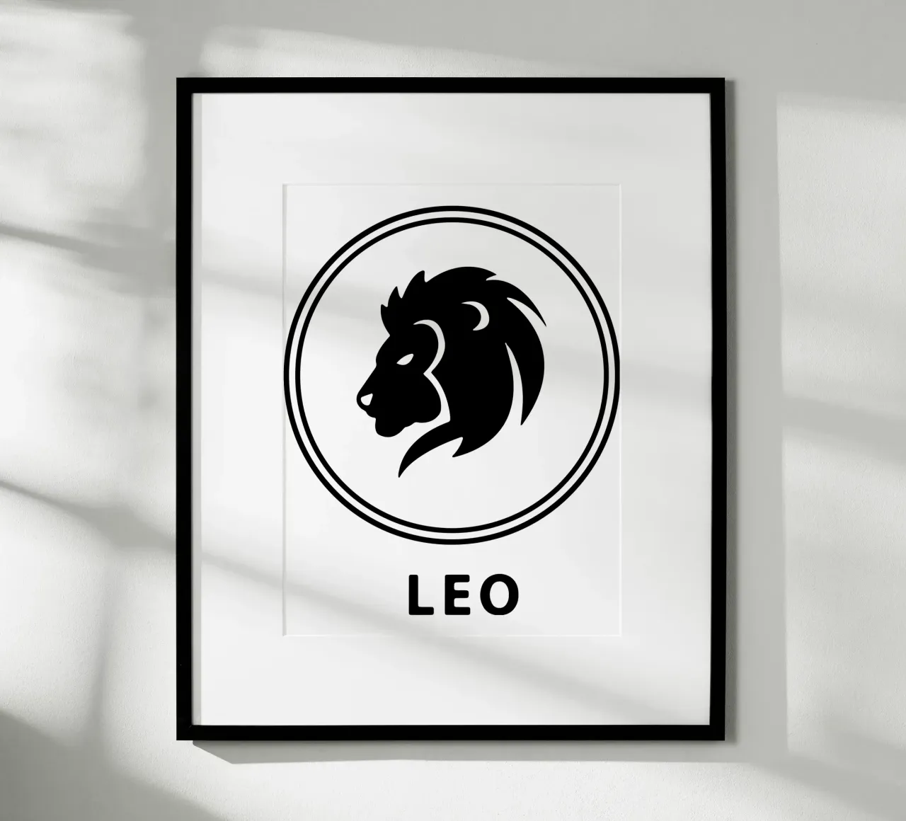 Leone Zodiaco Vector Art Design carta hahnemühle da Raffasya Shop