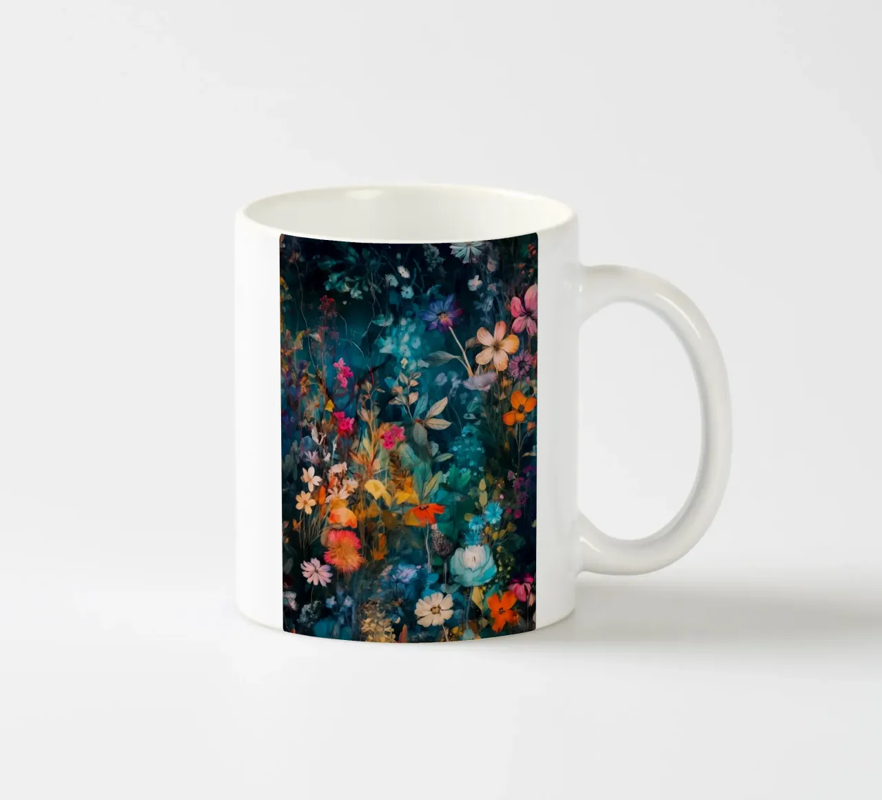 Prato di fiori selvatici tazza in ceramica da Justyna Jaszke JBJart