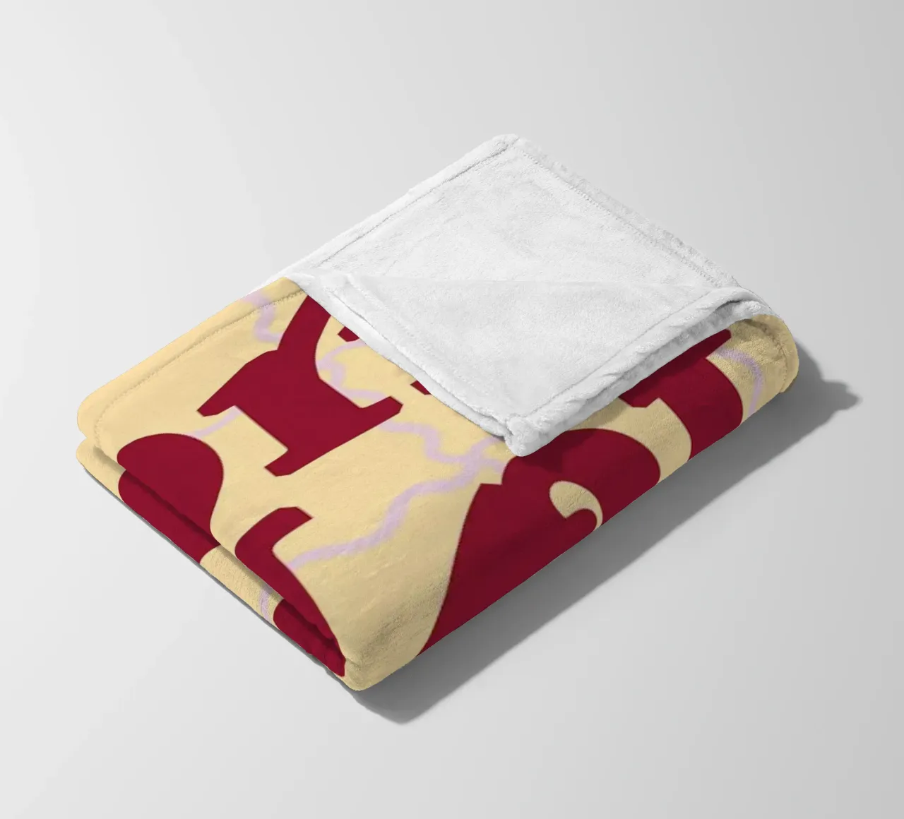 Sorry Not Sorry coperta in pile da designdn
