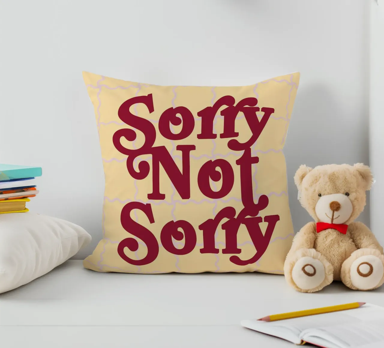 Sorry Not Sorry cuscino da designdn