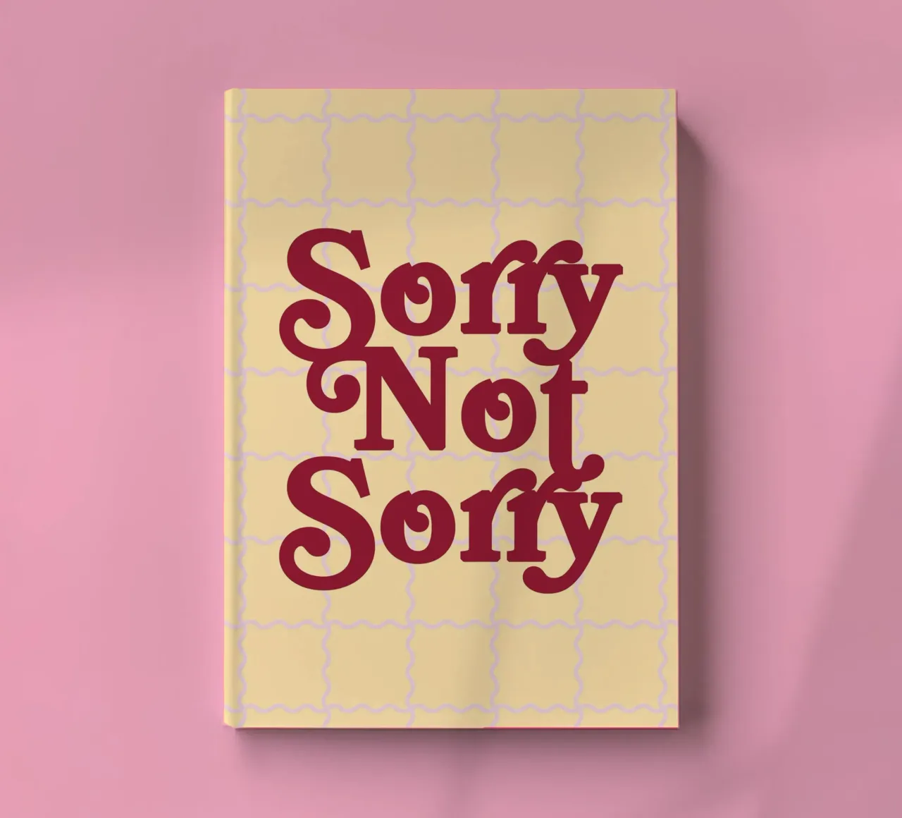 Sorry Not Sorry notebook by designdn
