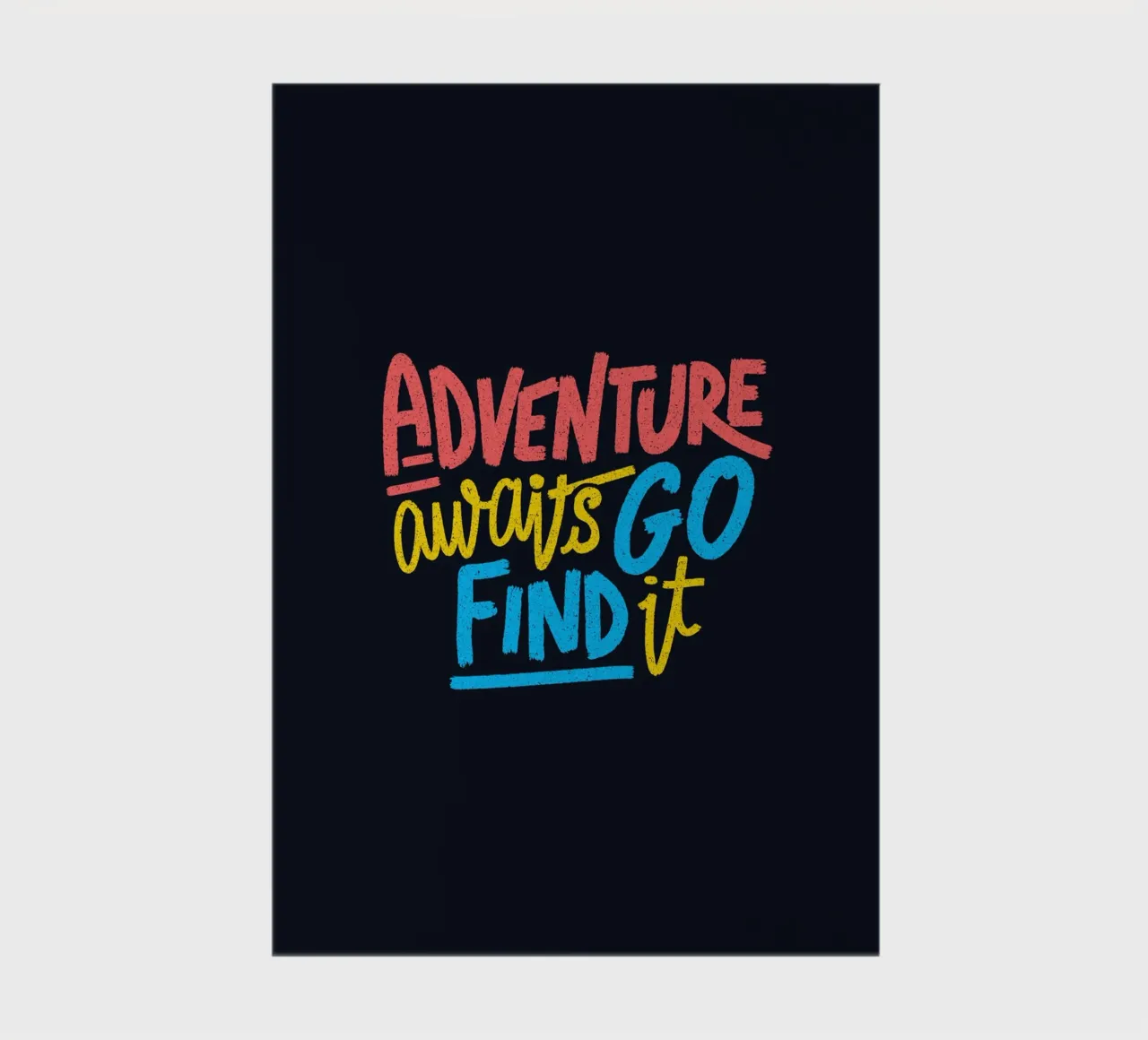 Adventure Awaits Go Find It notebook by Tobe Fonseca