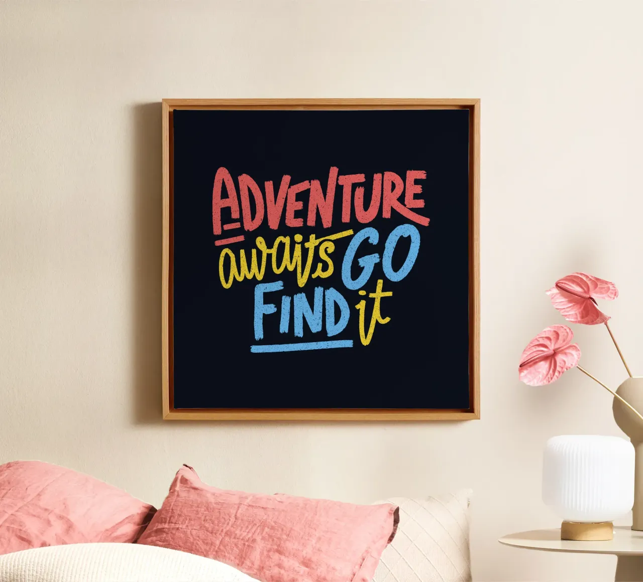 Adventure Awaits Go Find It canvas by Tobe Fonseca
