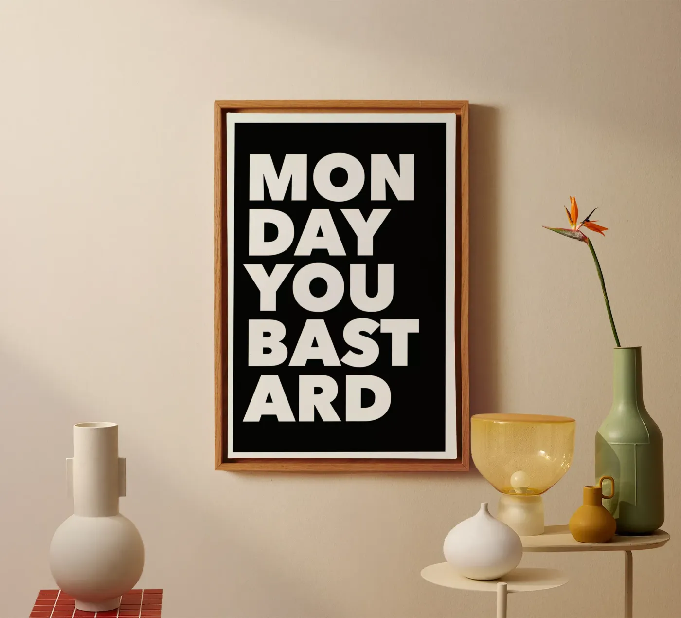 Monday tela da Mottos by Sinan Saydik