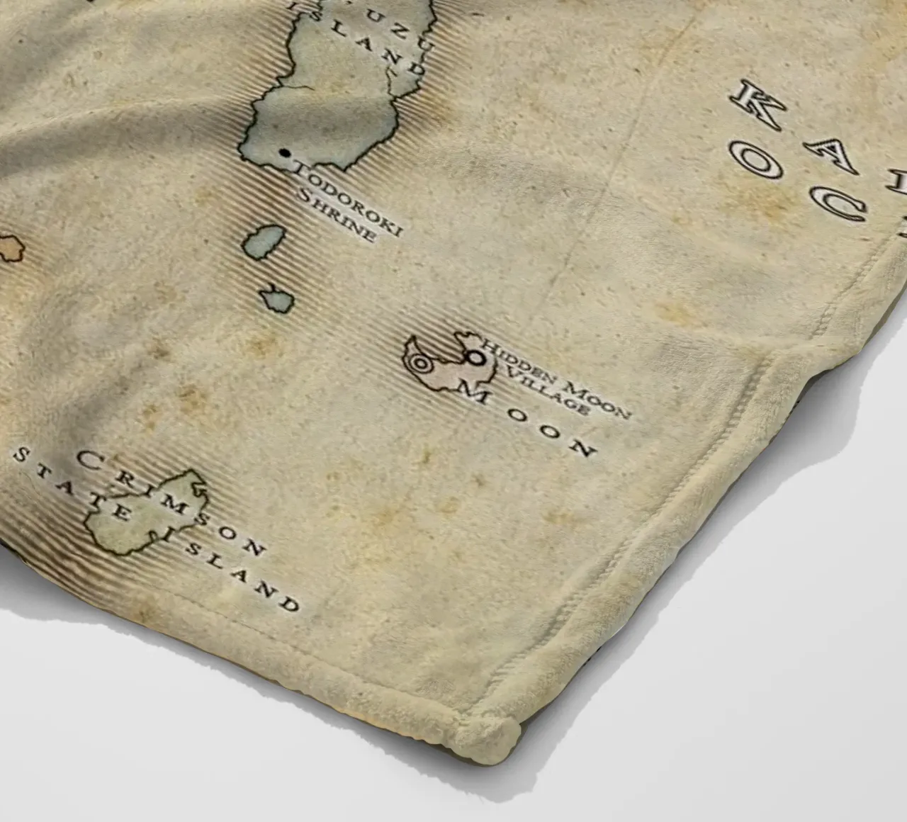 the elemental nations map fleece blanket by phillipp veisenberg