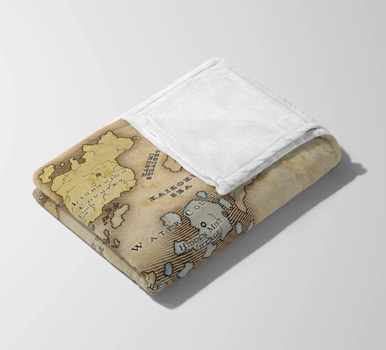 the elemental nations map fleece blanket by phillipp veisenberg