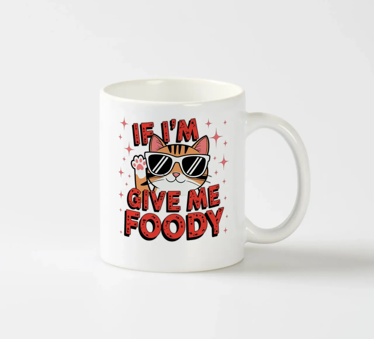 If I'm, give me foody tazza in ceramica da edsonramosart