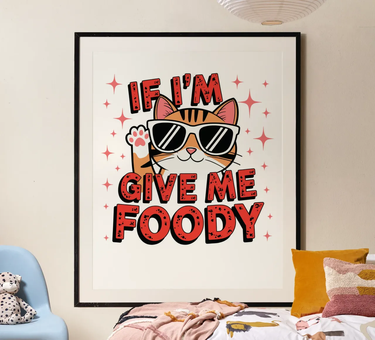 If I'm, give me foody poster da edsonramosart
