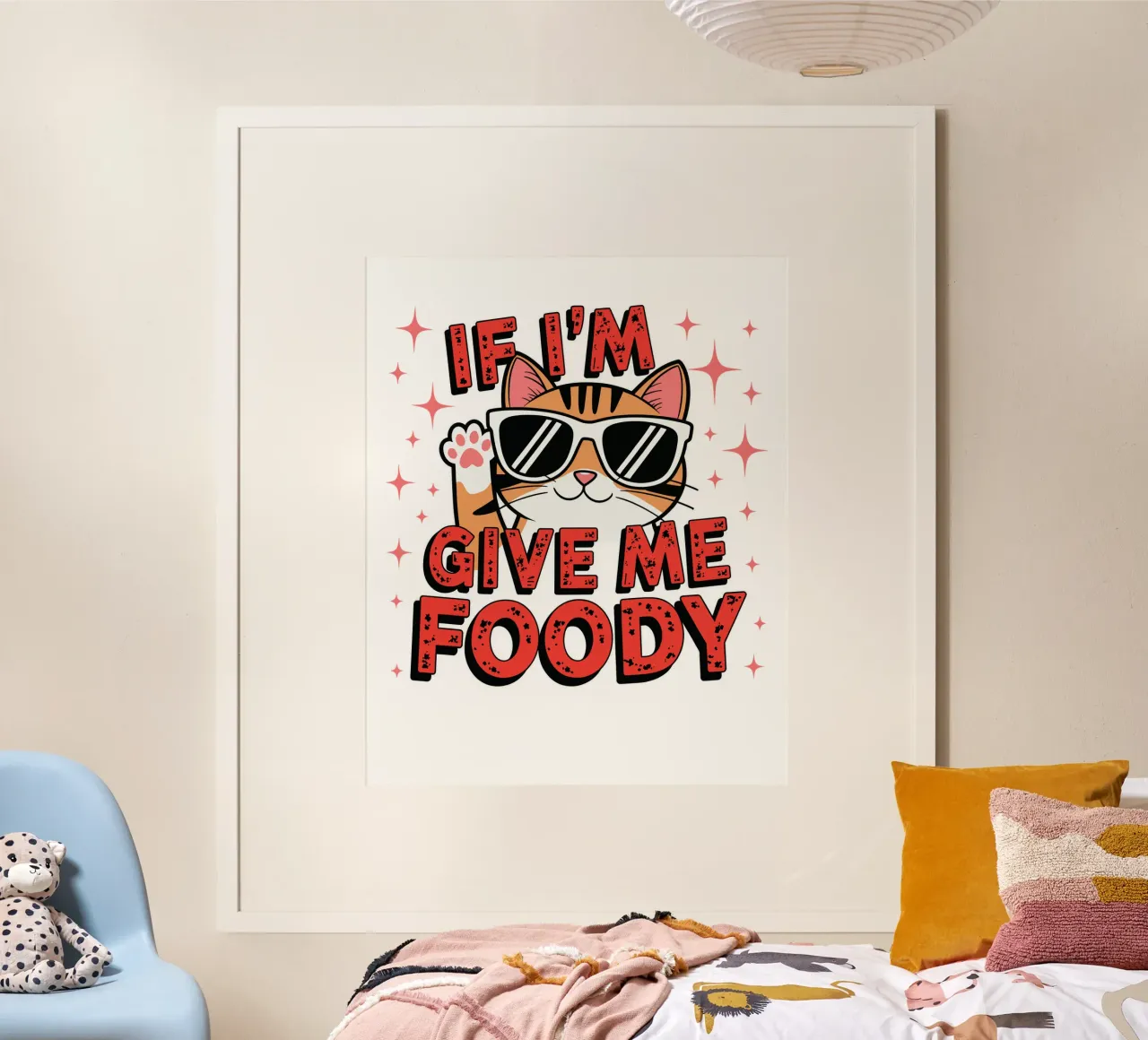 If I'm, give me foody poster da edsonramosart