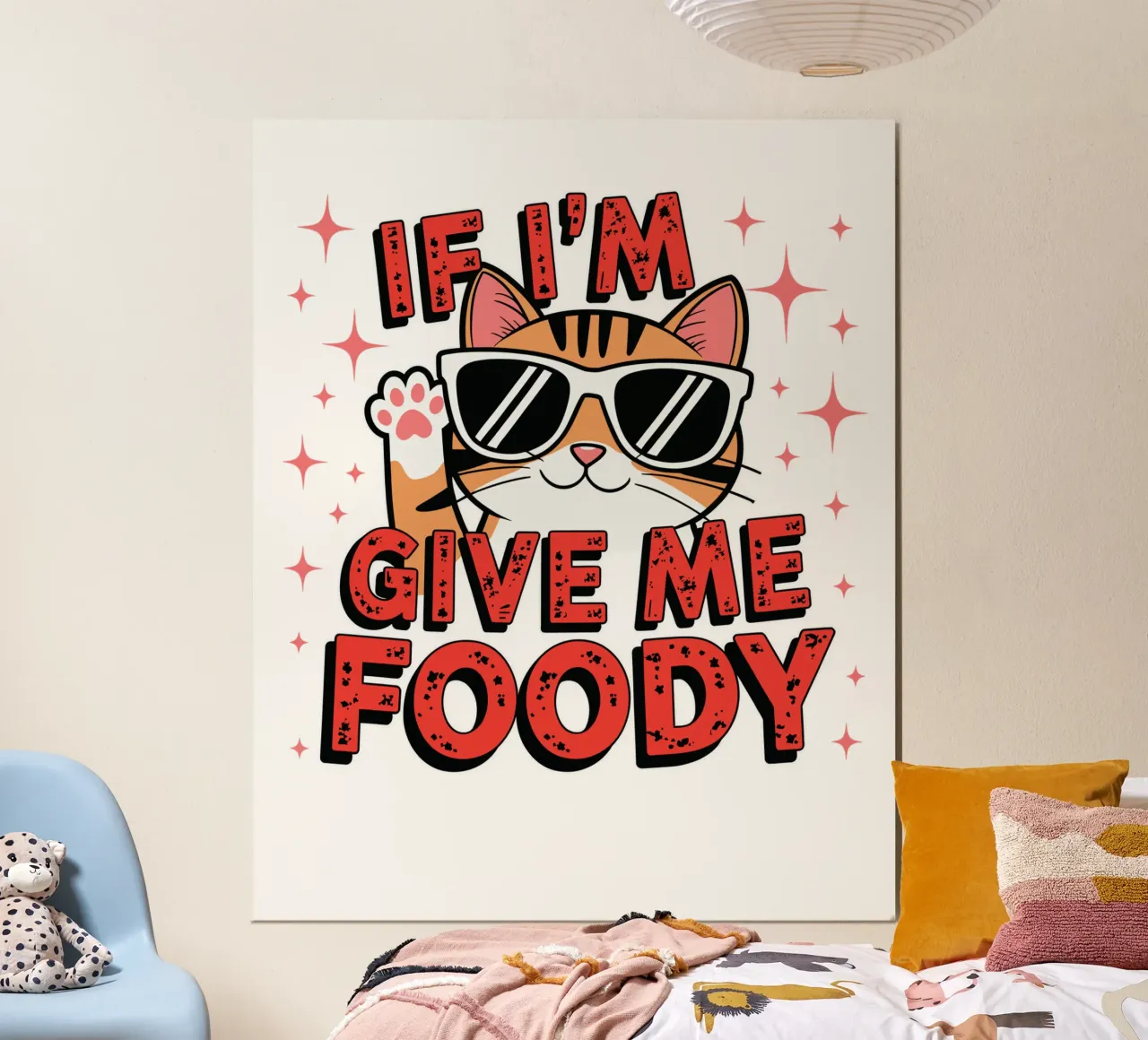 If I'm, give me foody poster da edsonramosart