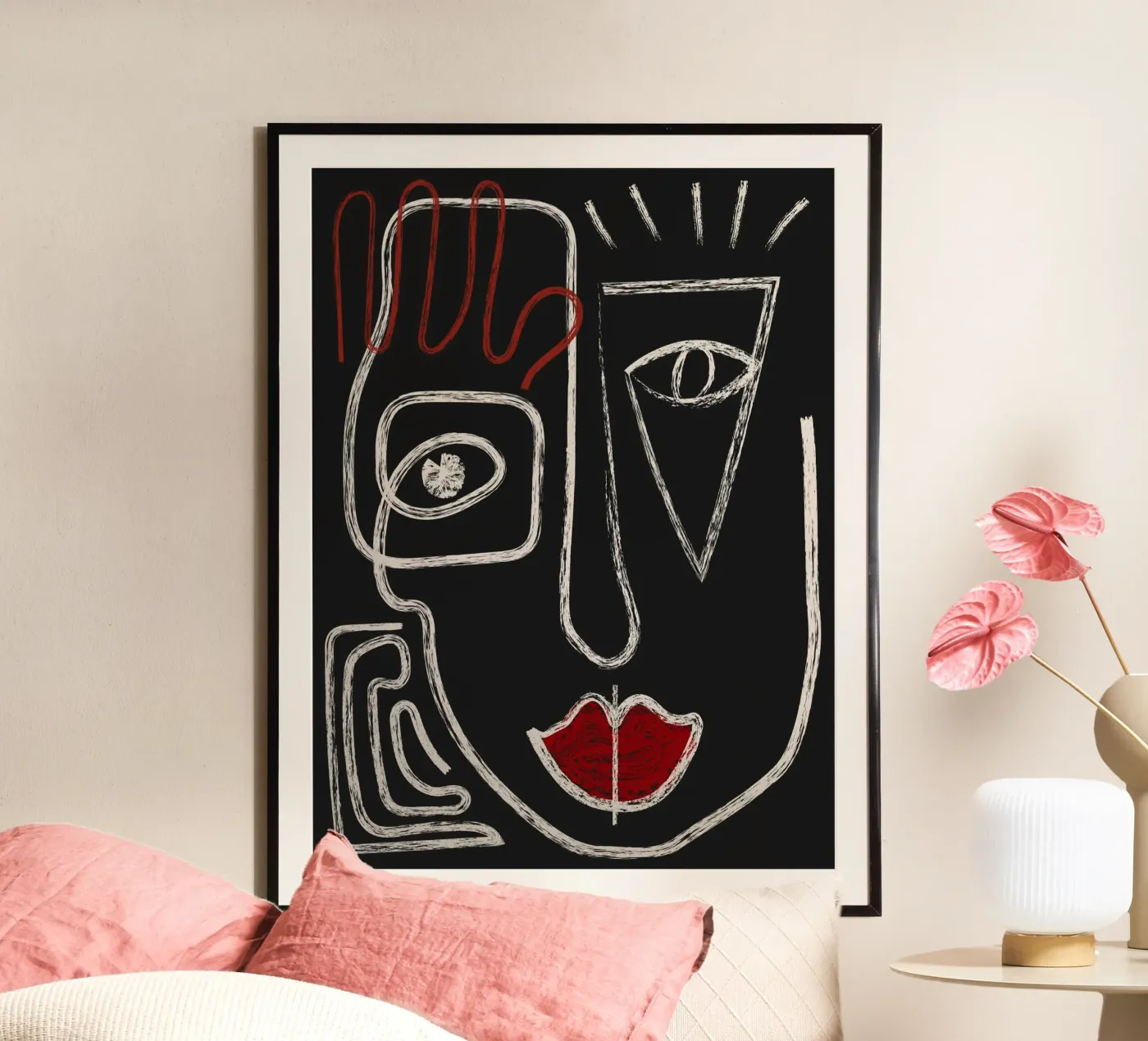Face Shield Poster von artesutileco