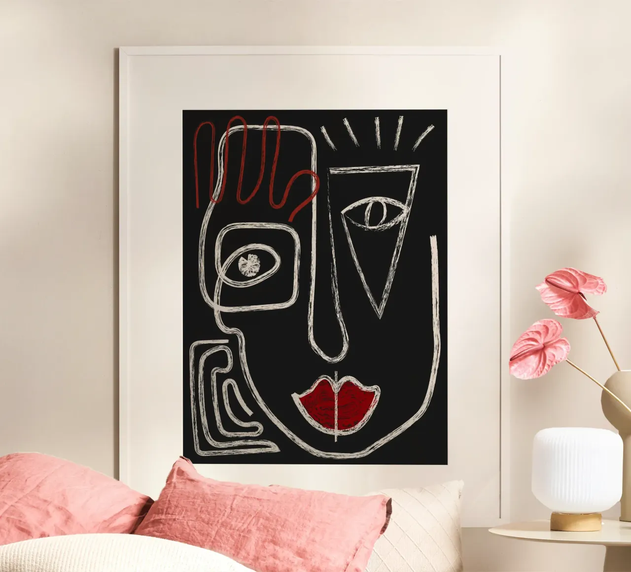 Face Shield poster da artesutileco