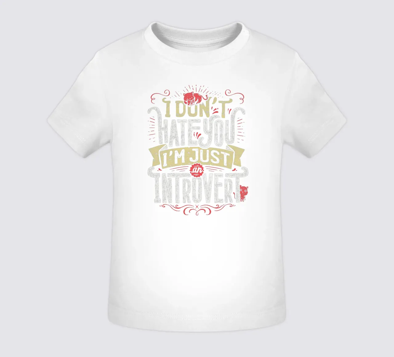 Ich hasse dich nicht, ich bin nur ein introvertierter Mensch. Baby T-Shirt von Tobe Fonseca