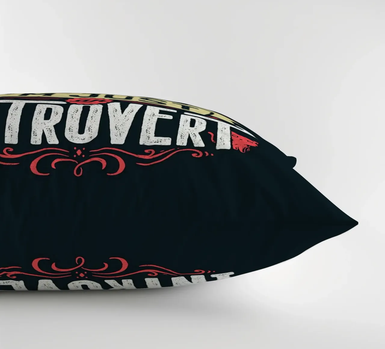I don't hate you I'm just an introvert decorative cushion by Tobe Fonseca