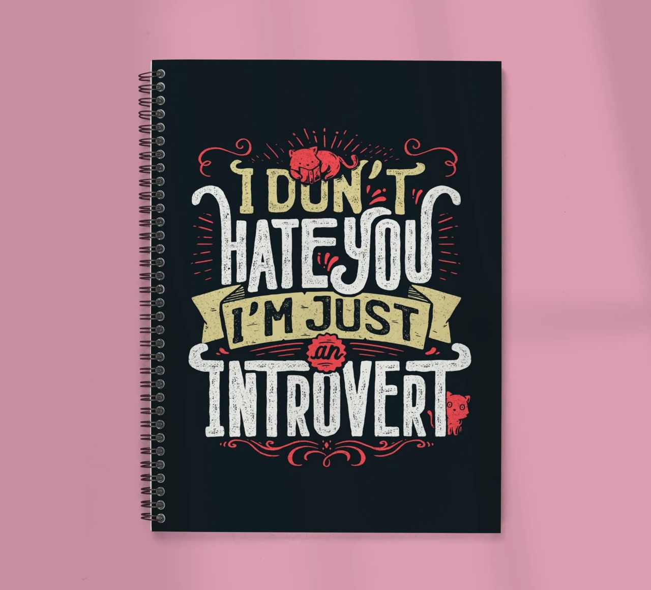 Ich hasse dich nicht, ich bin nur ein introvertierter Mensch. Ringbuch von Tobe Fonseca