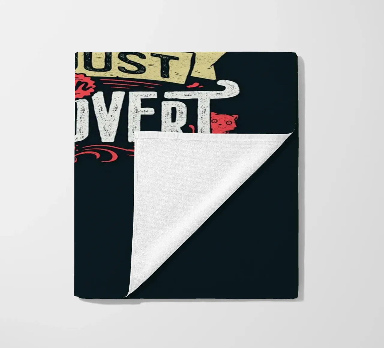 I don't hate you I'm just an introvert beach towel by Tobe Fonseca