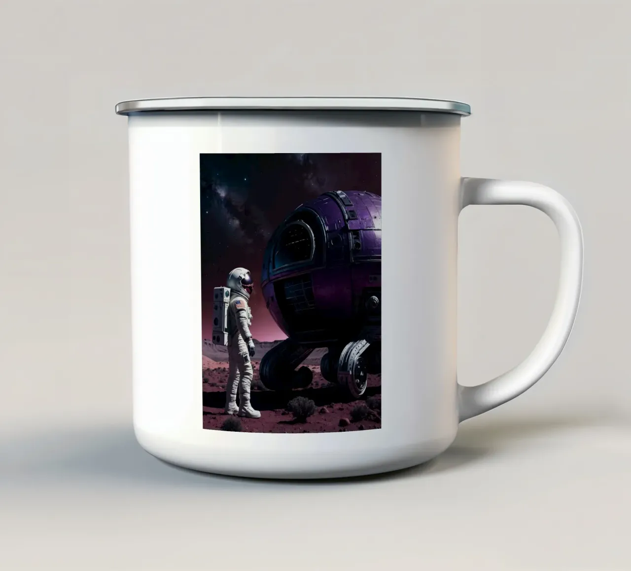 Auralune tazza in smalto da Stellar Dream Art