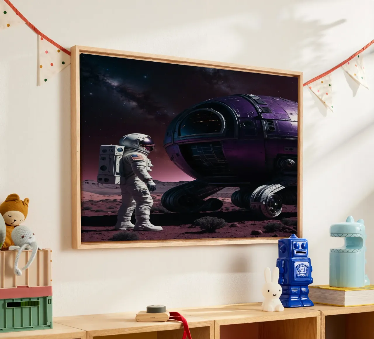 Auralune tela con Cornice a cassetta da Stellar Dream Art