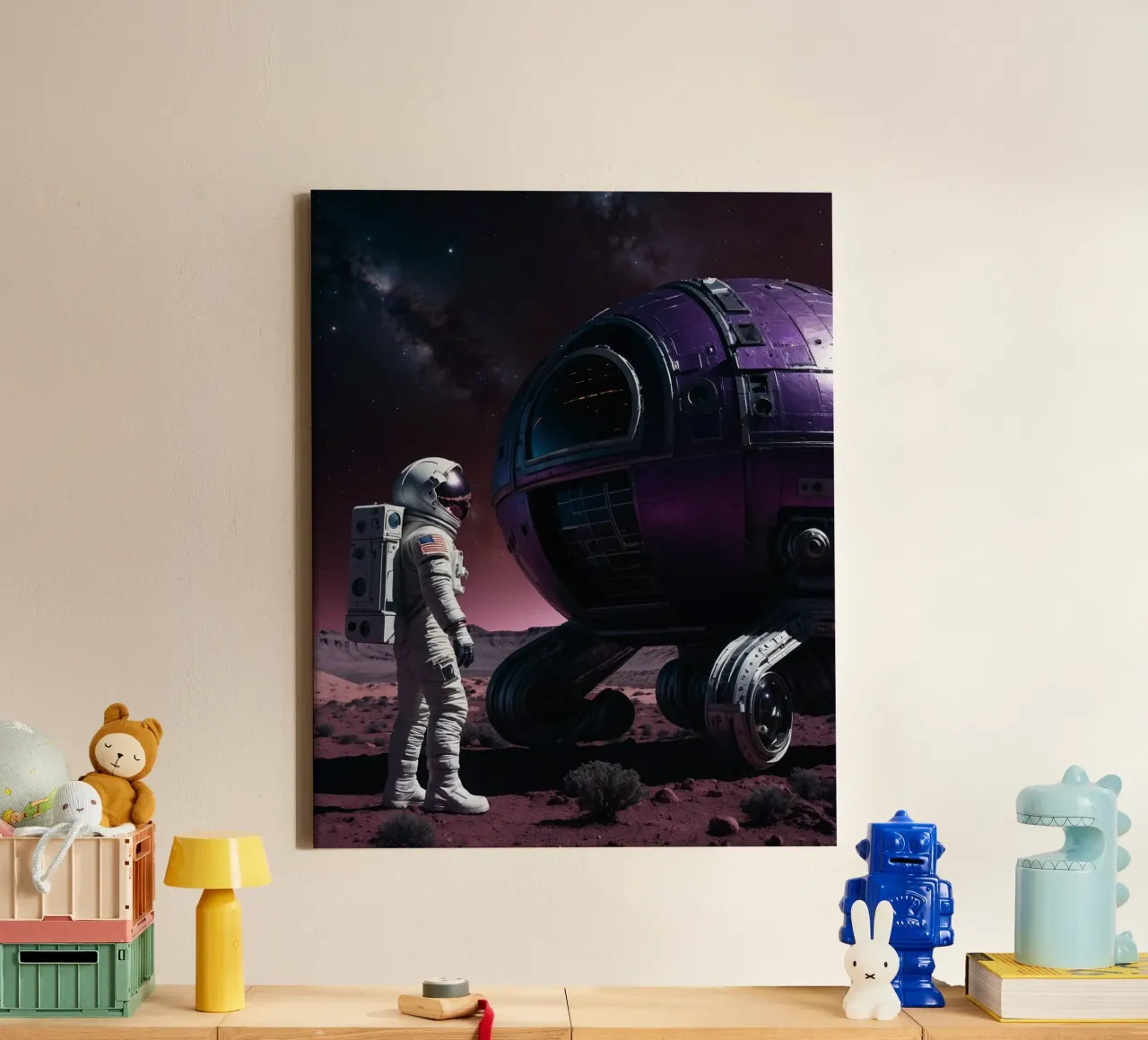 Auralune tela con Cornice a cassetta da Stellar Dream Art