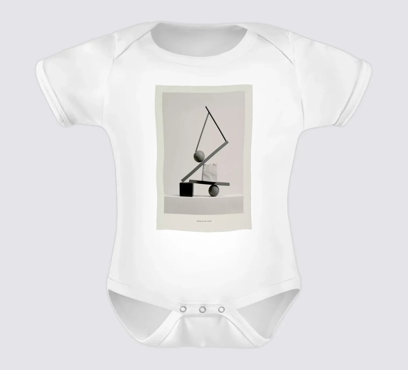 Precision babyrompertje korte mouwen van Graphite