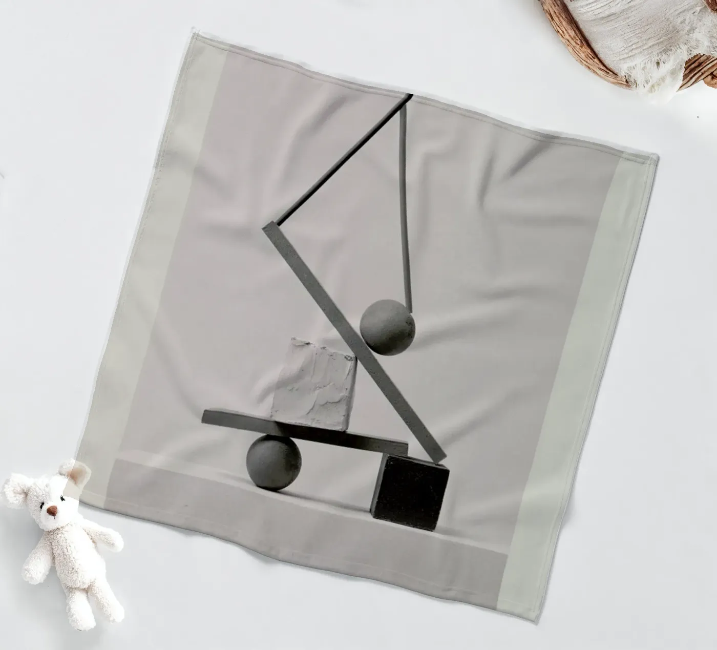 Precision plaid polaire de Graphite