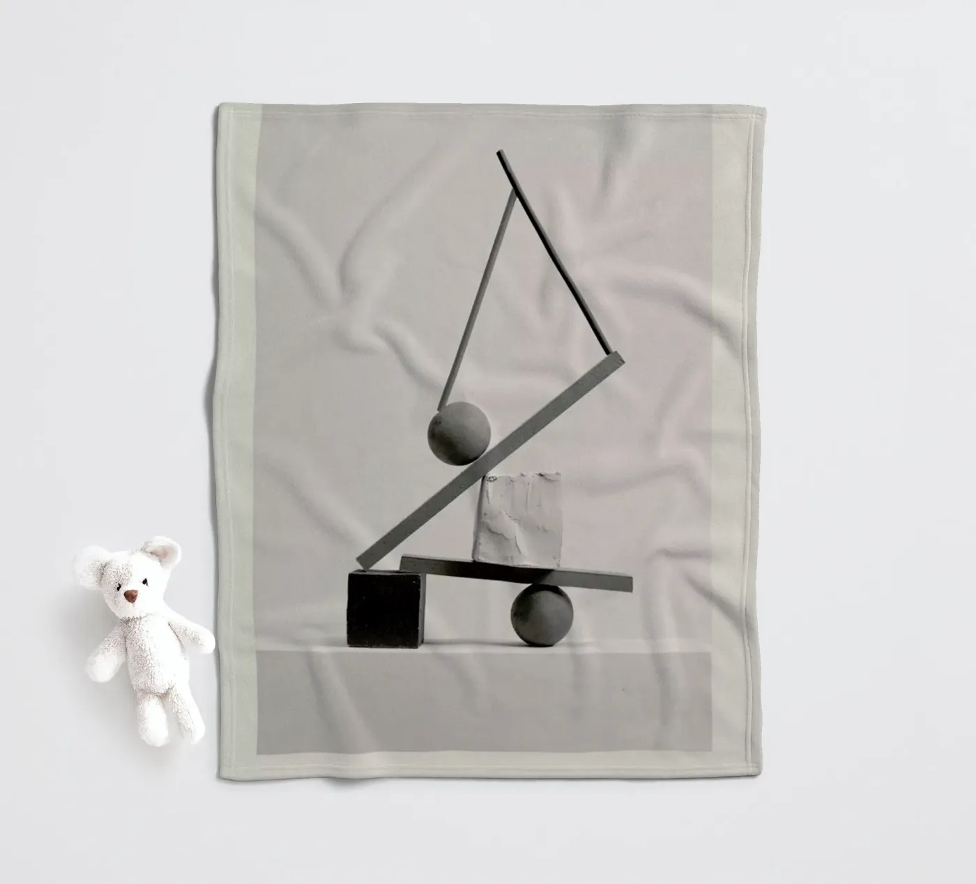 Precision plaid polaire de Graphite