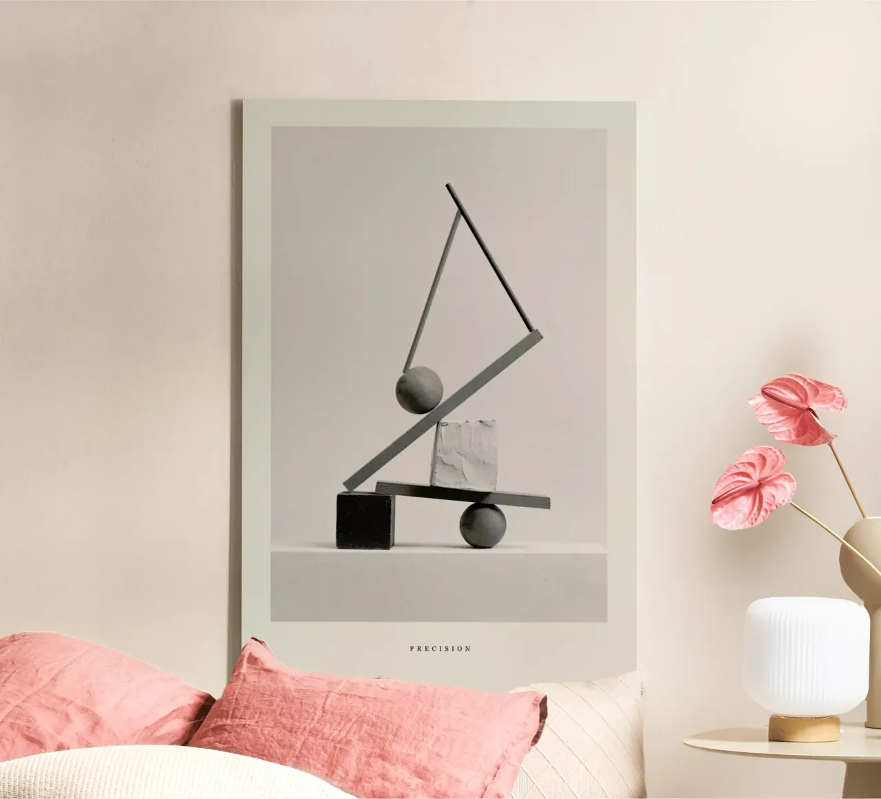 Precision tela con Cornice a cassetta da Graphite