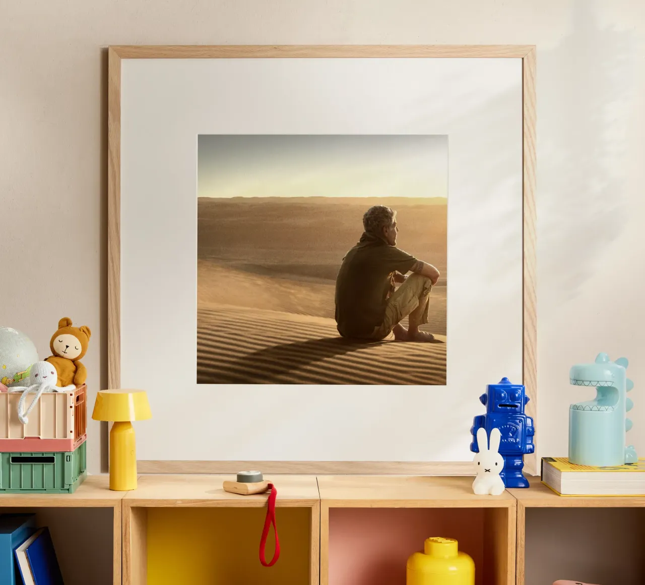 portrait antoni poster avec cadre en aluminium de phillipp veisenberg