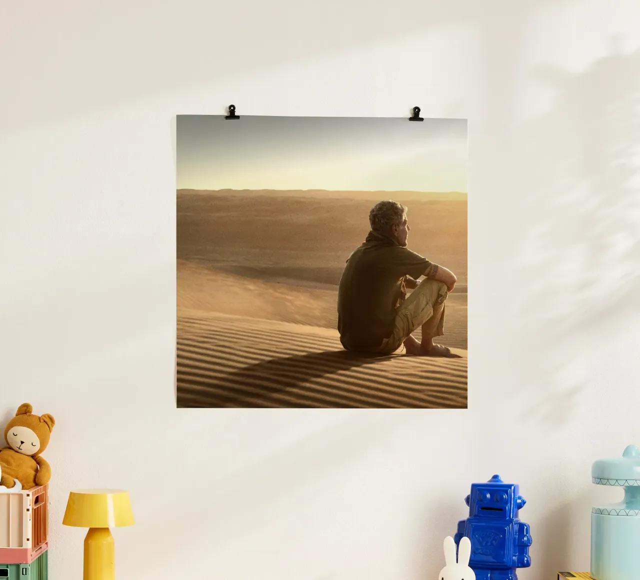 portrait antoni poster avec cadre en aluminium de phillipp veisenberg