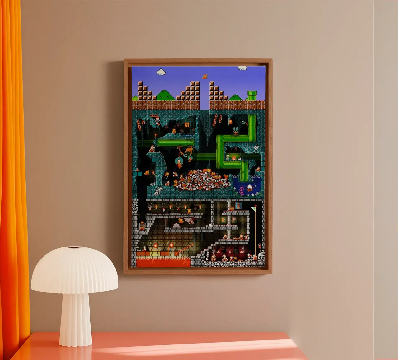 Legend game canvas with Floater frame by Piere art Shops