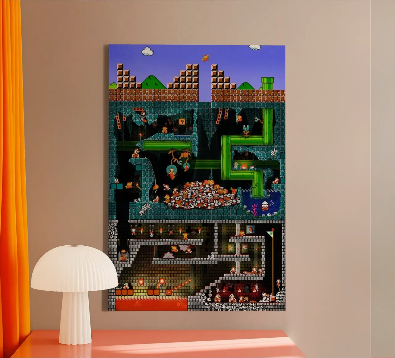 Legend game canvas with Floater frame by Piere art Shops