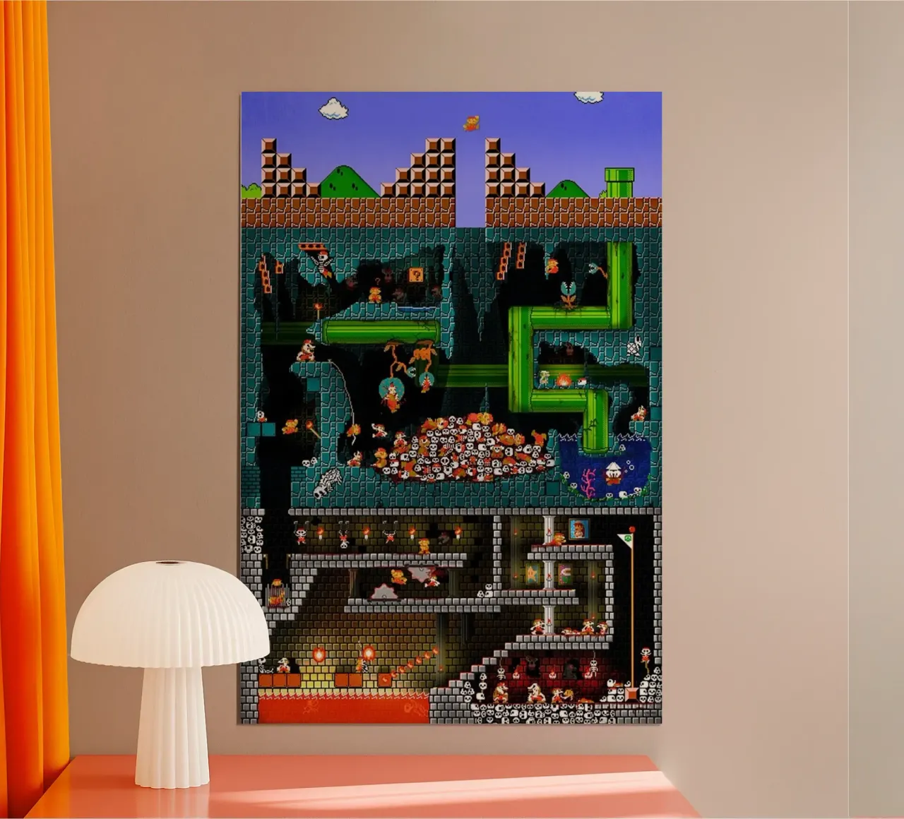 Gioco della leggenda poster con telaio in plastica da Piere art Shops