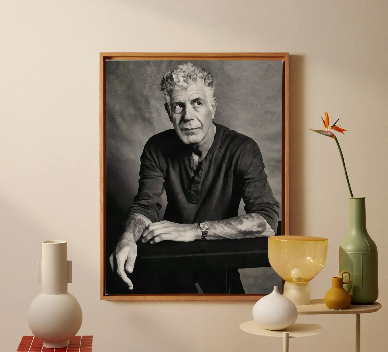 portrait cool anthony toile de phillipp veisenberg