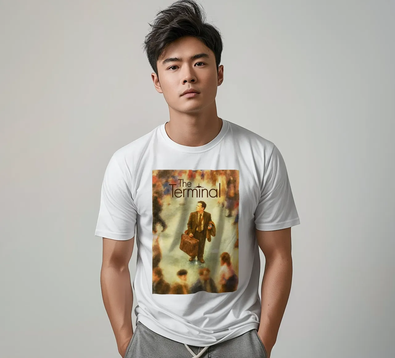 die Vorstellung von der Umlackierung des Terminals T-Shirt von SIQAYA
