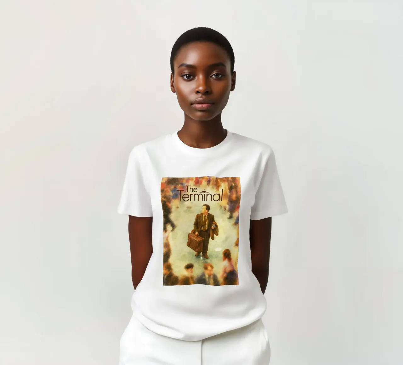 die Vorstellung von der Umlackierung des Terminals T-Shirt von SIQAYA