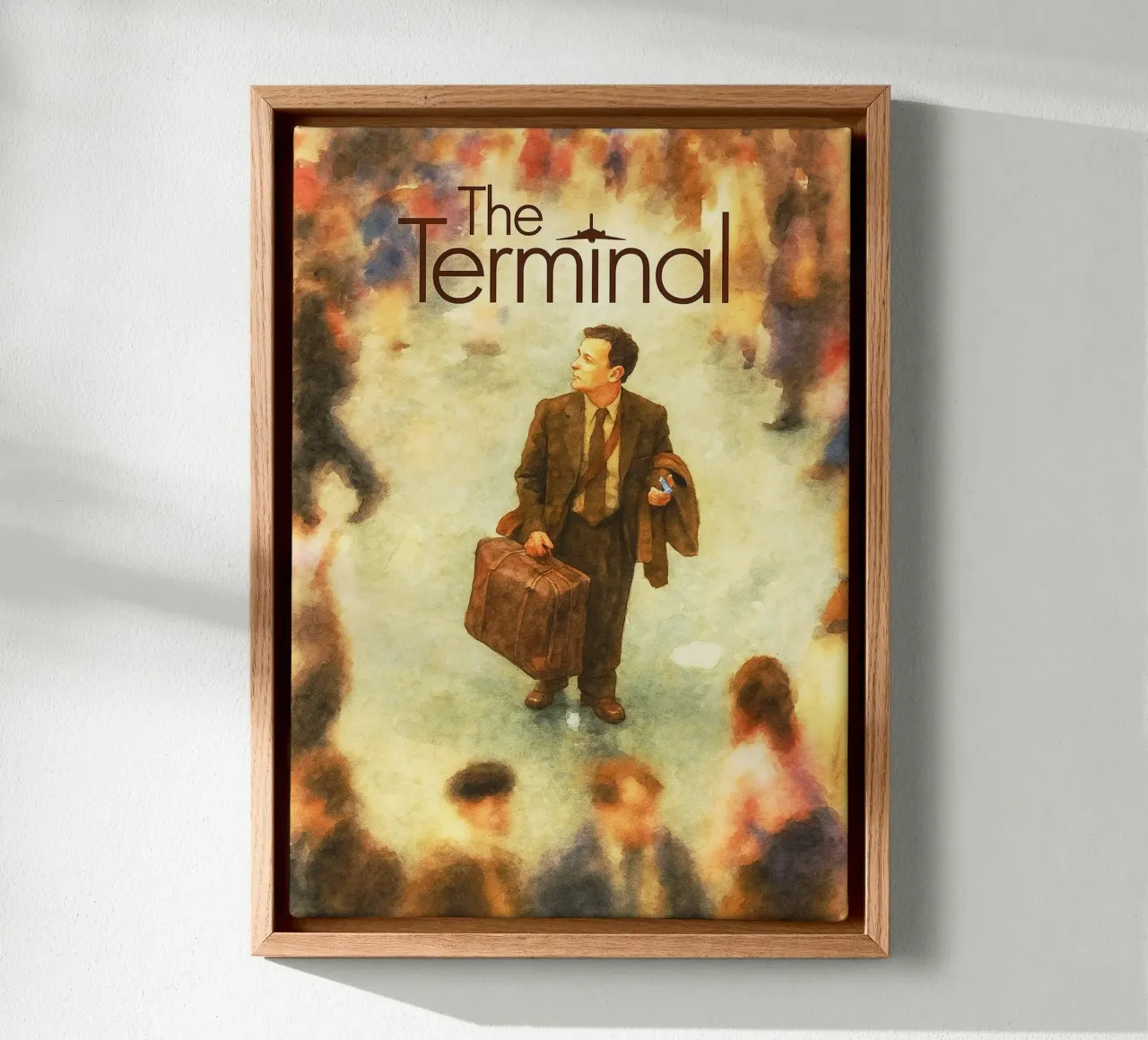 the terminal repainting imagination canvas with Floater frame by SIQAYA