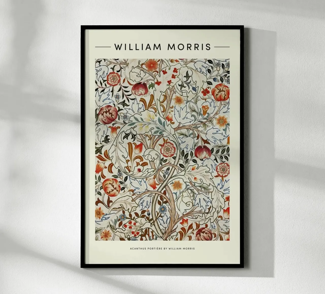 William Morris - Acanthus poster van Vintage by JUNIQE
