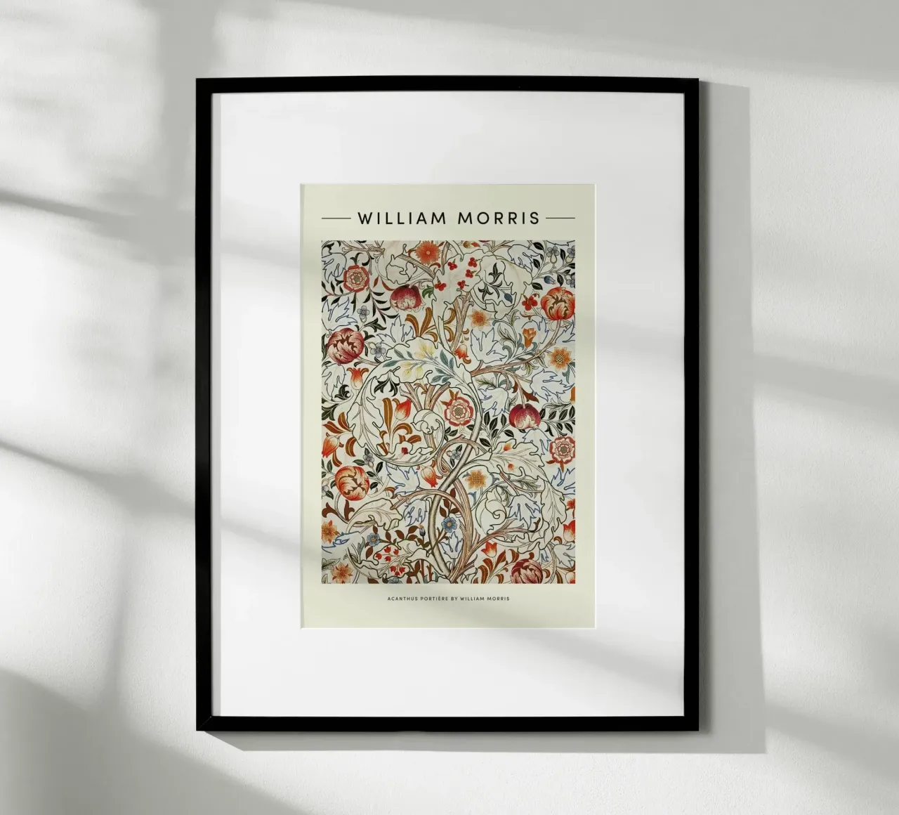 William Morris - Acanthus poster van Vintage by JUNIQE