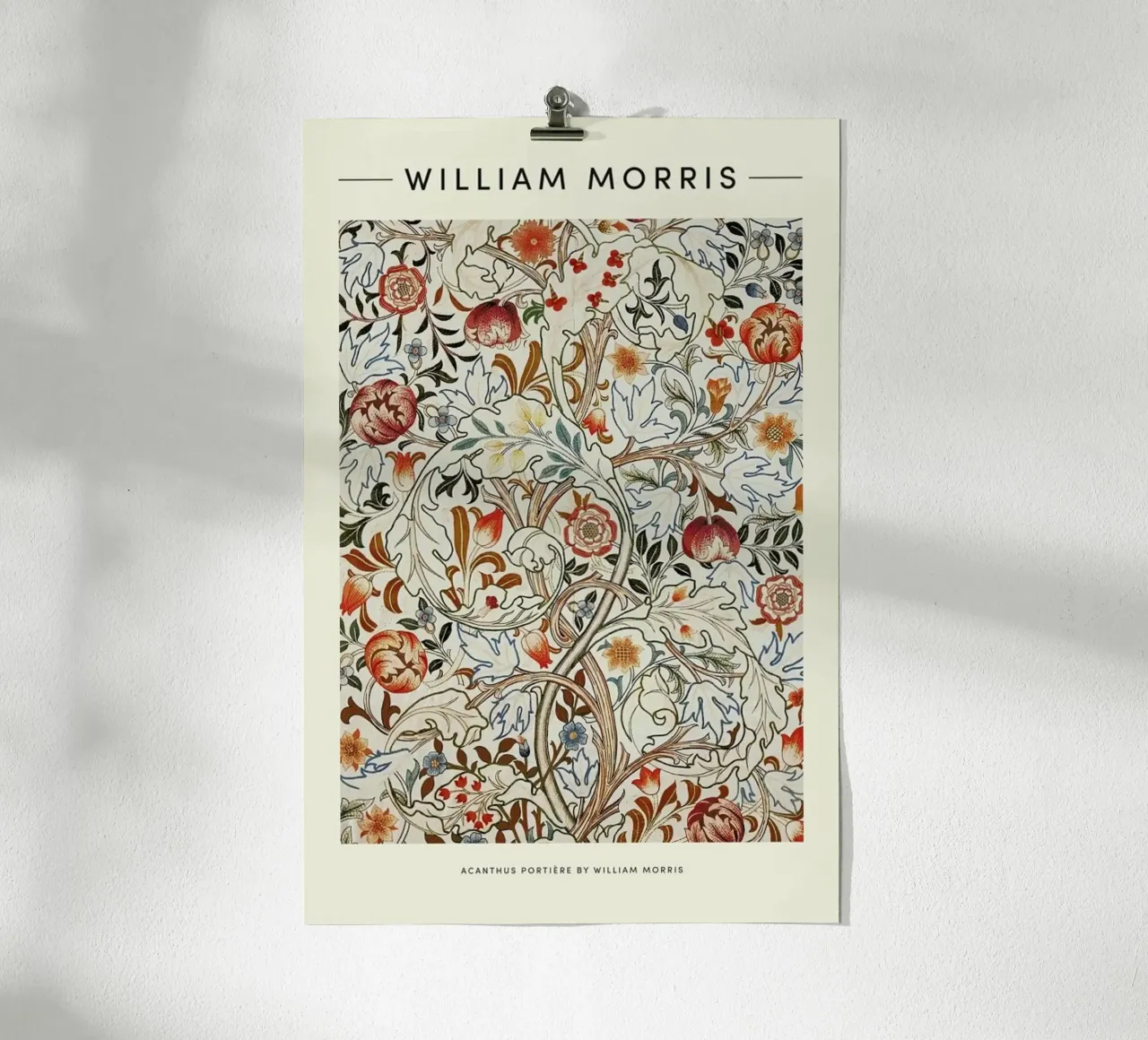 William Morris - Acanthus poster van Vintage by JUNIQE