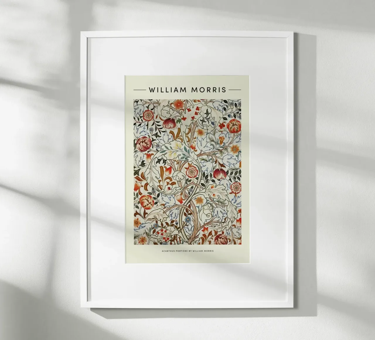 William Morris - Acanthus poster van Vintage by JUNIQE
