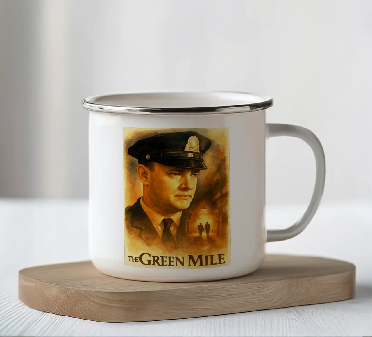 l'immaginazione di grren miles repainting tazza in smalto da SIQAYA
